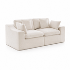 Niusonlan 2-Seater Chenille Cloud Modular Sofa